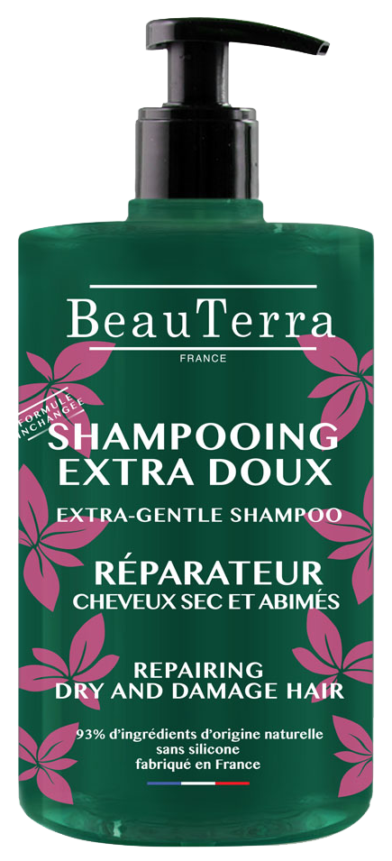 BEAUTERRA Shampooing ultra doux réparateur