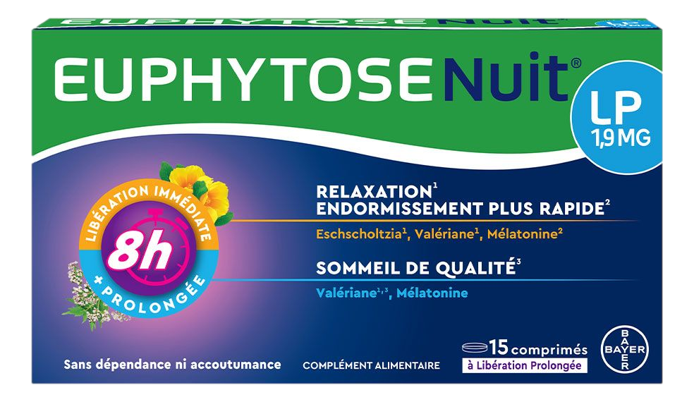 EUPHYTOSENUIT LP 1,9 MG  relaxation sommeil de qualité