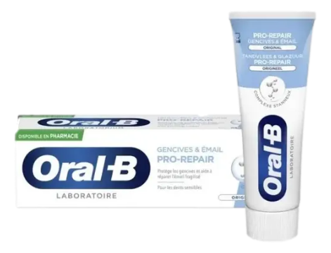 ORAL B LABORATOIRE GENCIVES & EMAIL PRO-REPAIR ORIGINAL Dentifrice   75ml