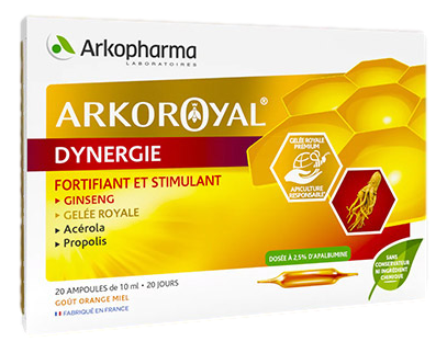 ARKOROYAL DYNERGIE GINSENG GELÉE ROYALE PROPOLIS