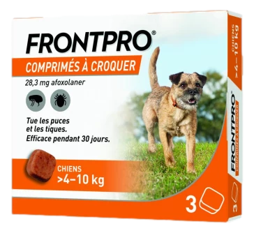 FRONTPRO 28,3 mg cp à croquer pour chien 4-10 kg 3