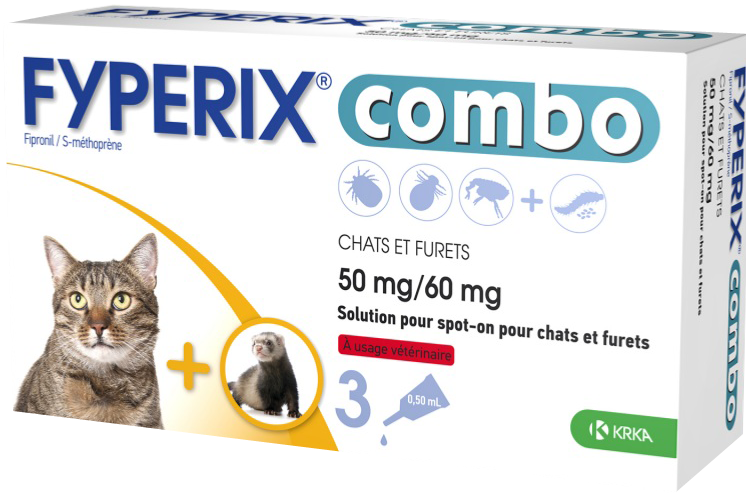 FYPERIX COMBO solution pour spot-on chat et furet