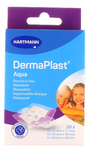 DERMAPLAST AQUA DERMAPLAST AQUA ADHÉSIF PRÉDÉCOUPÉ 3 TAILLES